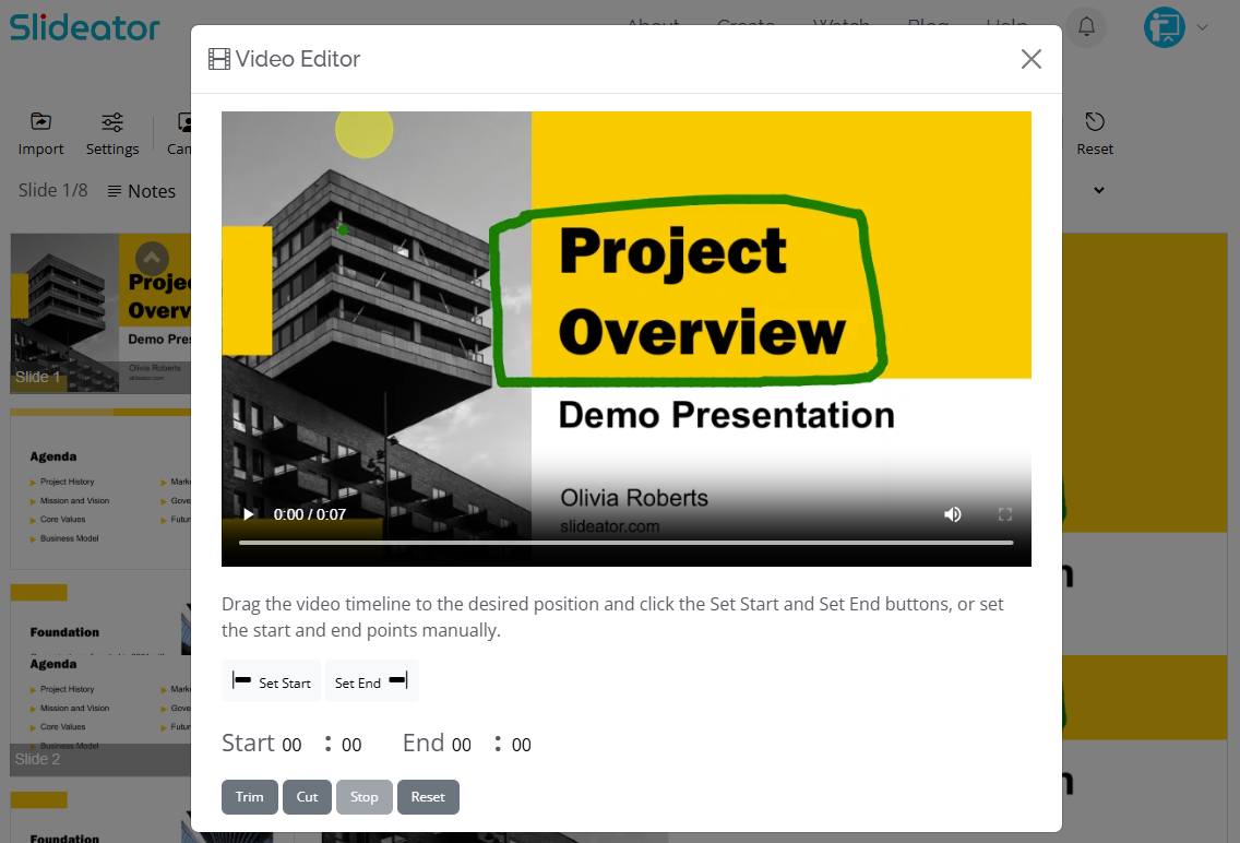 Slideator Video presentation Recorder